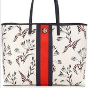 Tory Burch Kerrington Floral-Print Tote Bag